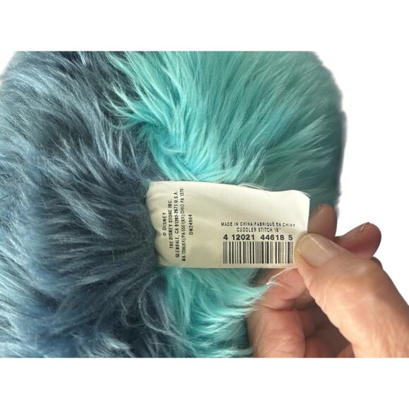 Disney Store Exclusive Stitch Stuffed Animal Shaggy Hairy Plush Fuzzy Large XL - Picture 5 of 9